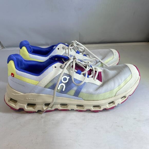 On Womens CloudVista Size 8.5 Heather Rhubarb Running Shoes Sneakers - Picture 1 of 5
